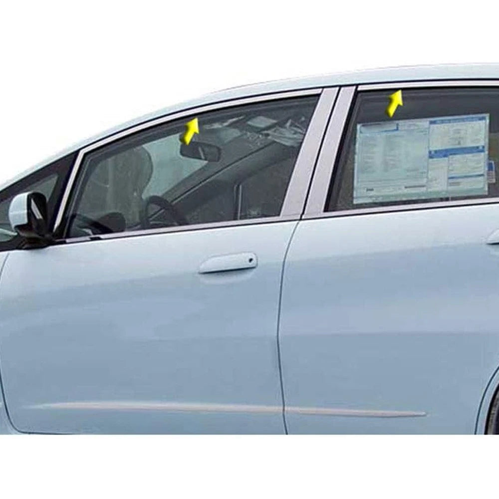 Luxury FX Stainless Steel Upper Window Package for 2009-2013 Honda Fit 4D