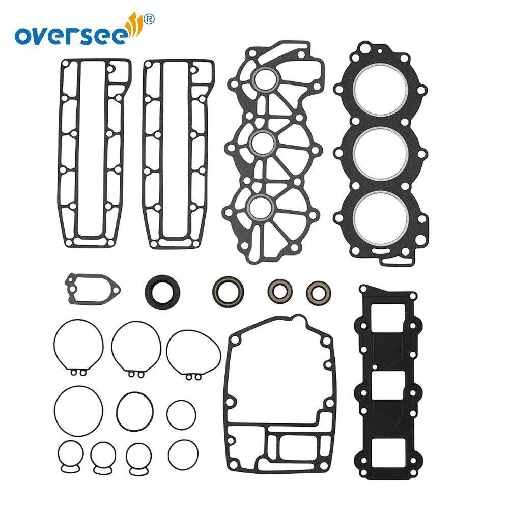 Outboard Gasket Set Kit for Yamaha 25HP-30HP 3Cyl (6J8-W0001-00)