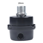 Air Compressor Intake Filter 20mm with Noise Reducing Muffler for
