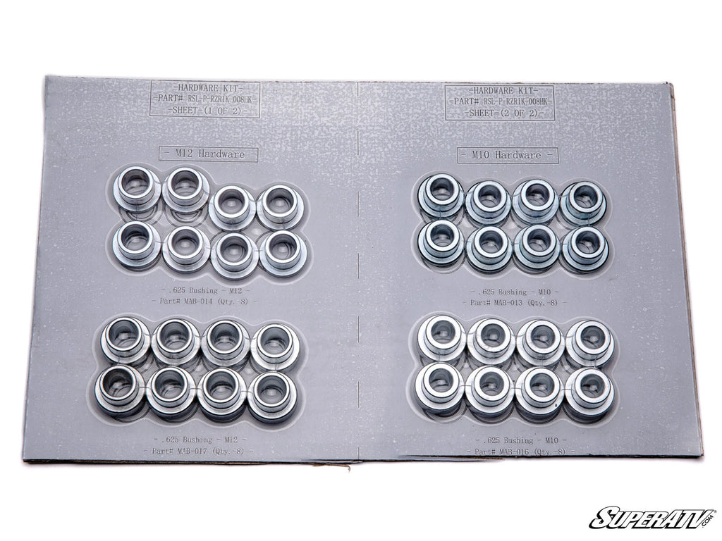 Steel Bushing Kit for Polaris RZR XP 1000 (2014–2023)
