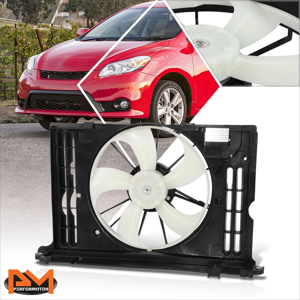 Radiator Cooling Fan Assembly for Matrix/Corolla/Vibe 1.8L (2009–2014)