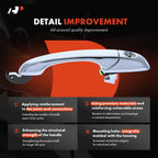2X Front Exterior Door Handle for Jeep Compass Patriot (2007-2017)