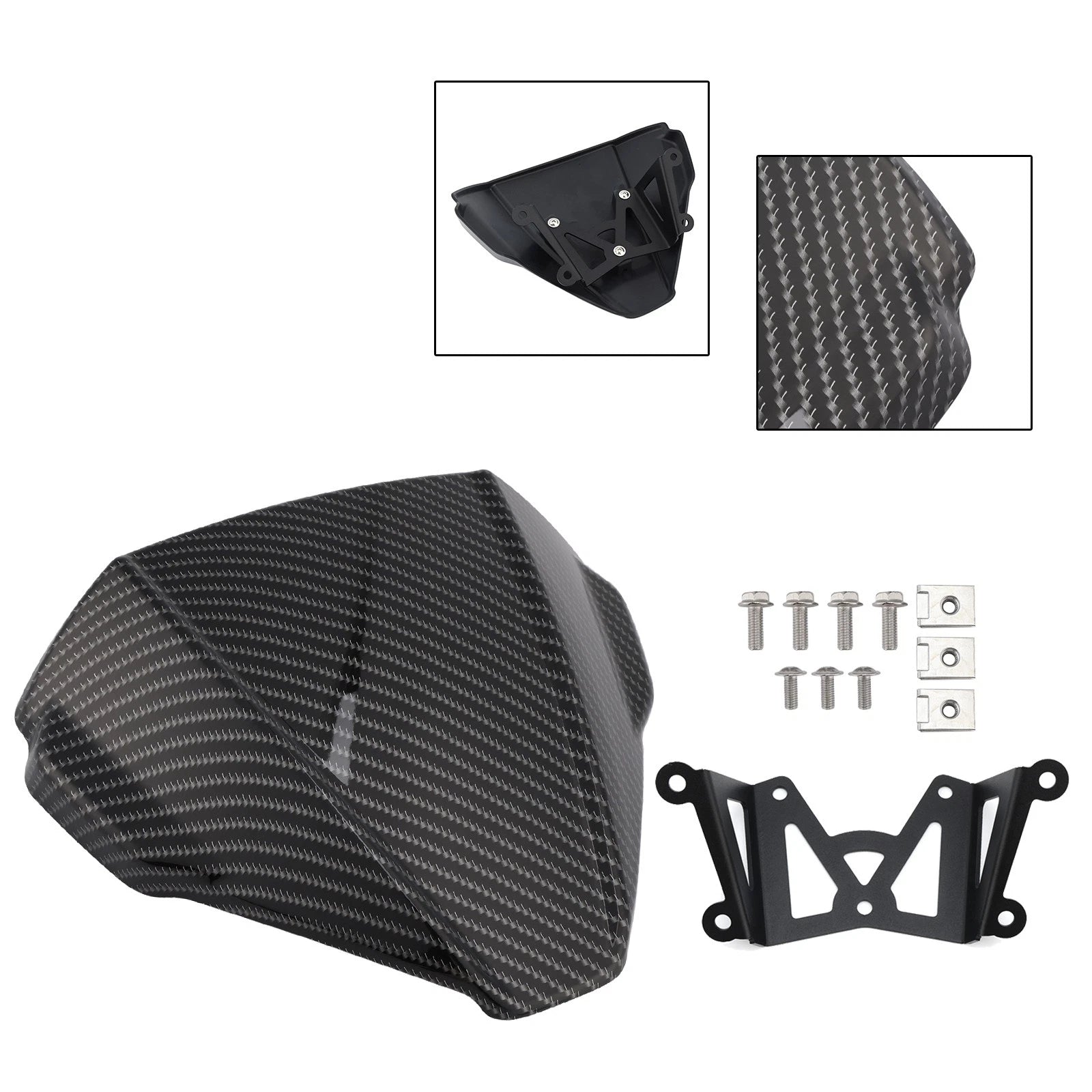 Windshield Windscreen for Yamaha MT-09 MT09 (2021–2023) Simulated Carbon