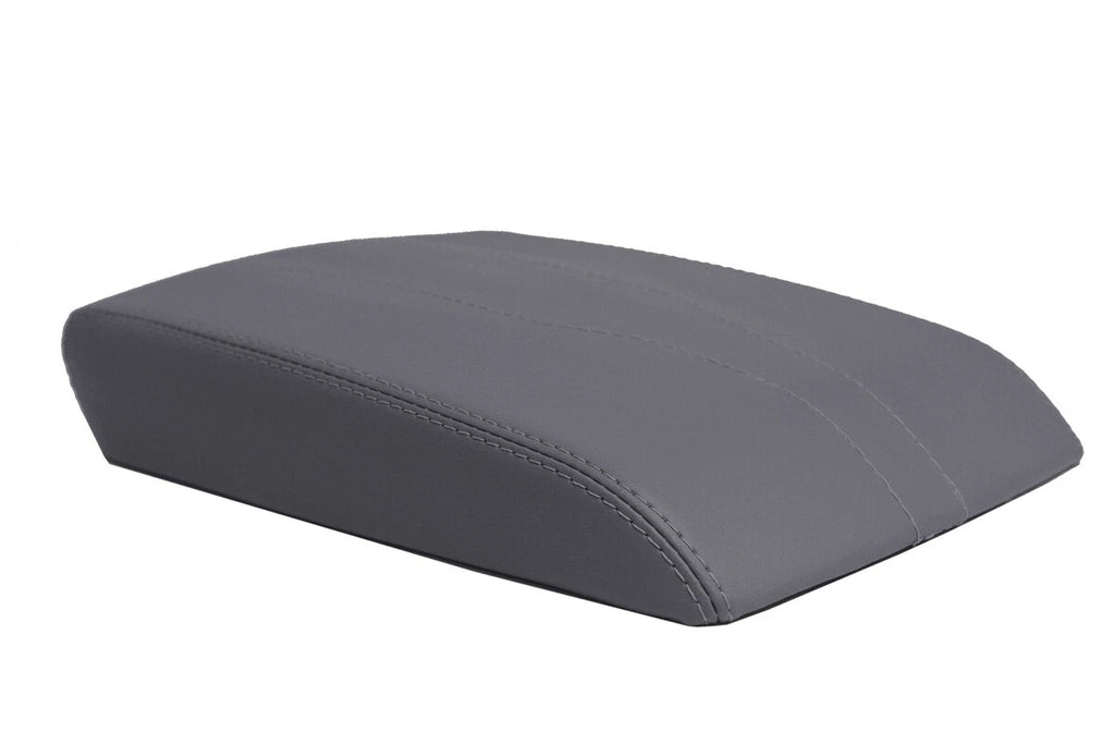Console Lid Armrest Cover for Chevrolet Traverse (2018–2020) Gray PVC Leather