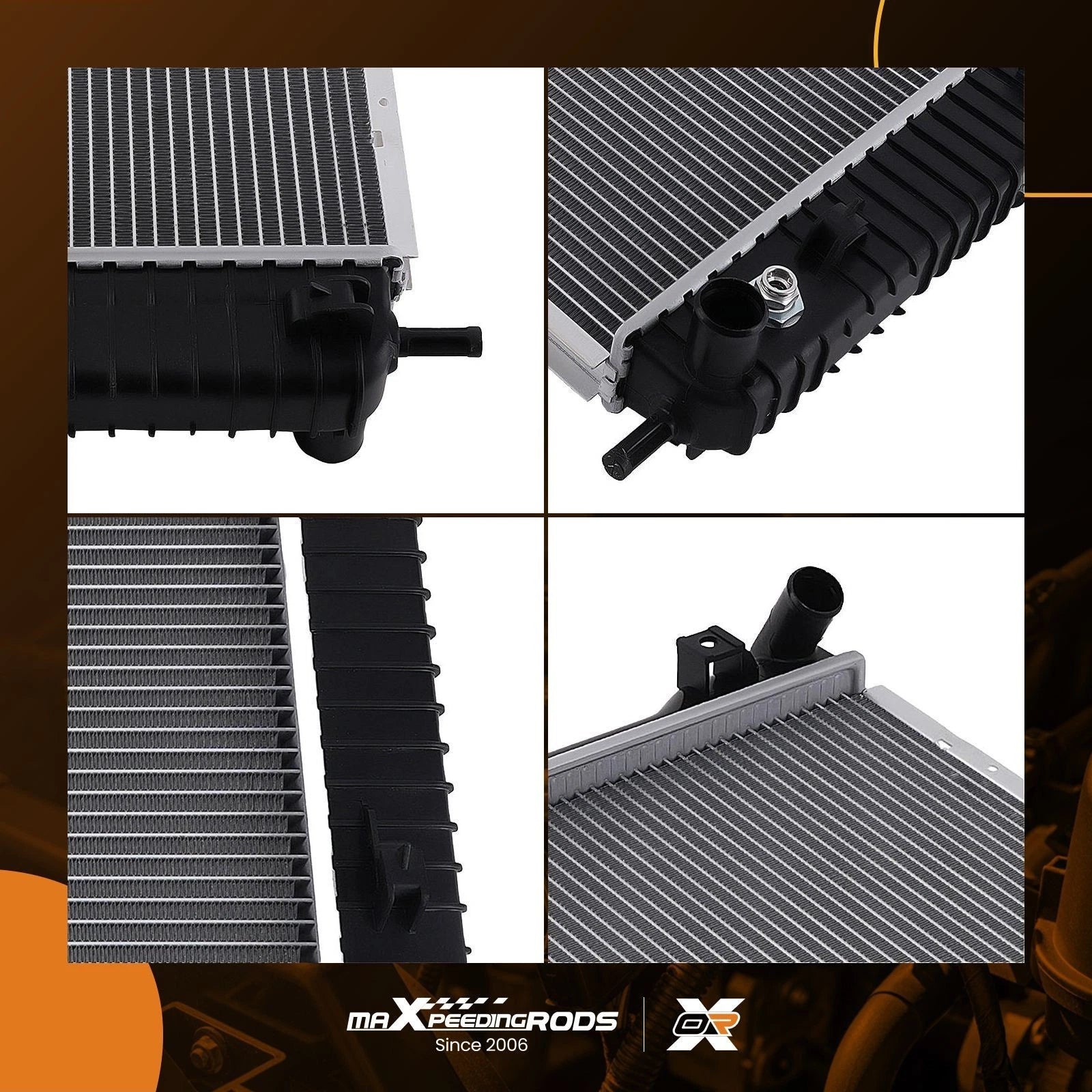 Radiator Cross Flow Assembly for Chevrolet Equinox (2006–2009)