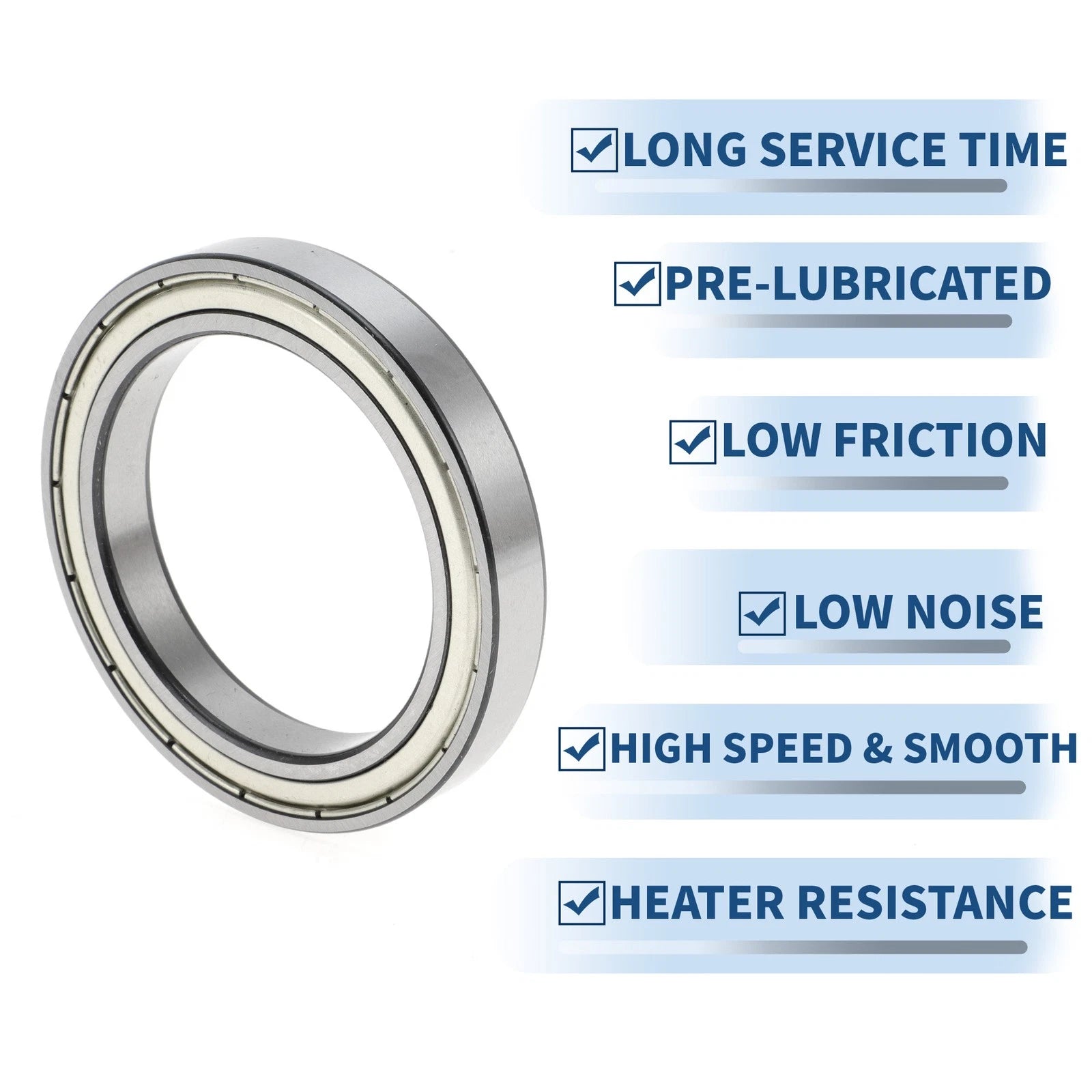 Deep Groove Ball Bearing P4 65x90x13mm for Scooter/Skateboard (1 Pc)