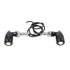 Mini Turn Signal Light Blinker Black for Harley Bobber Cafe Racer