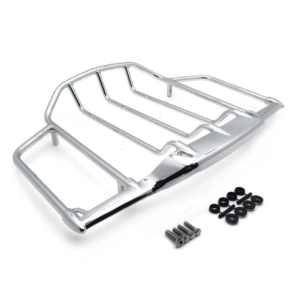 Chrome Air Wing Tour Pak Luggage Rack Rail for Harley Touring (FLHT FLHX FLHR FLT)