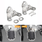 Pair Footpeg Lowering Bracket Drop for Yamaha Tenere 700 (2019–2024)
