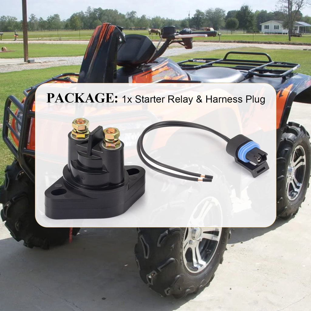 Starter Relay & Harness Plug for Arctic Cat Prowler 400 450 500 550 650 700 1000