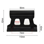Quick Release Thru Axle Fork Mount Rack for Bicycle (Car Roof Mount)