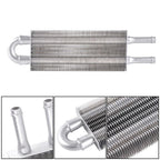 2X Universal Aluminum Remote Transmission Oil Cooler Radiator Kit