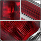Red Tail Light Brake Reverse Lamps Pair for Ford F-150 (2009–2014)