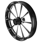 18" Front Wheel Rim & Dual Disc Hub for Harley Street Glide (1997–2021) Black