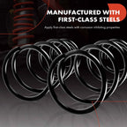 2X Front Coil Springs for BMW 335xi 2007–2008, 335i xDrive 2009–2011