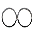 Glossy Black Headlight Trim Rings for Mini Cooper R55 R56 R57 R58 R59 (2007-2015)