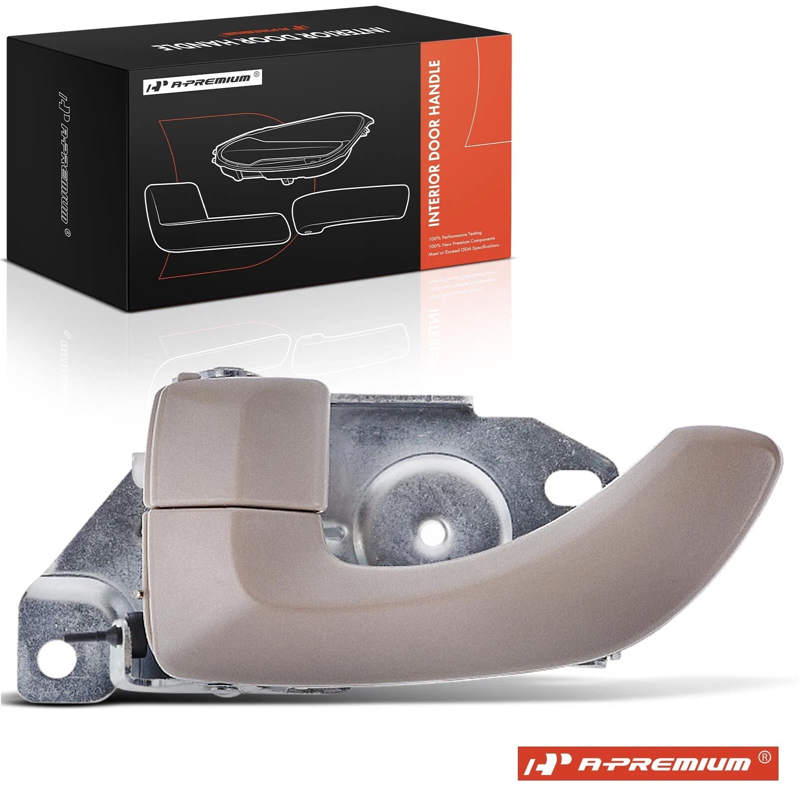Rear Left Beige Plastic Interior Door Handle for Kia Sorento (2003–2009)