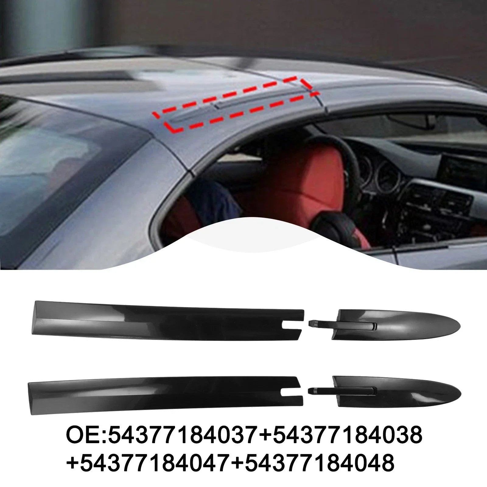 4pcs Top Hinge Cover for BMW M3 335i E93 F33 (2007���2020)