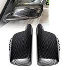 Carbon Fiber Look Side Mirror Covers for BMW 3 7 Series E46 E65 E66 E67