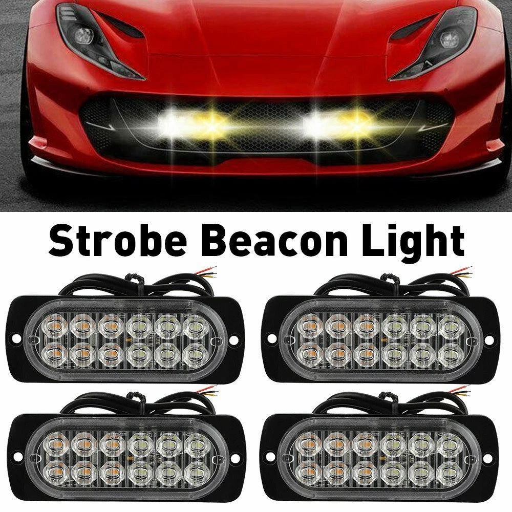 Amber LED Emergency Strobe Light for