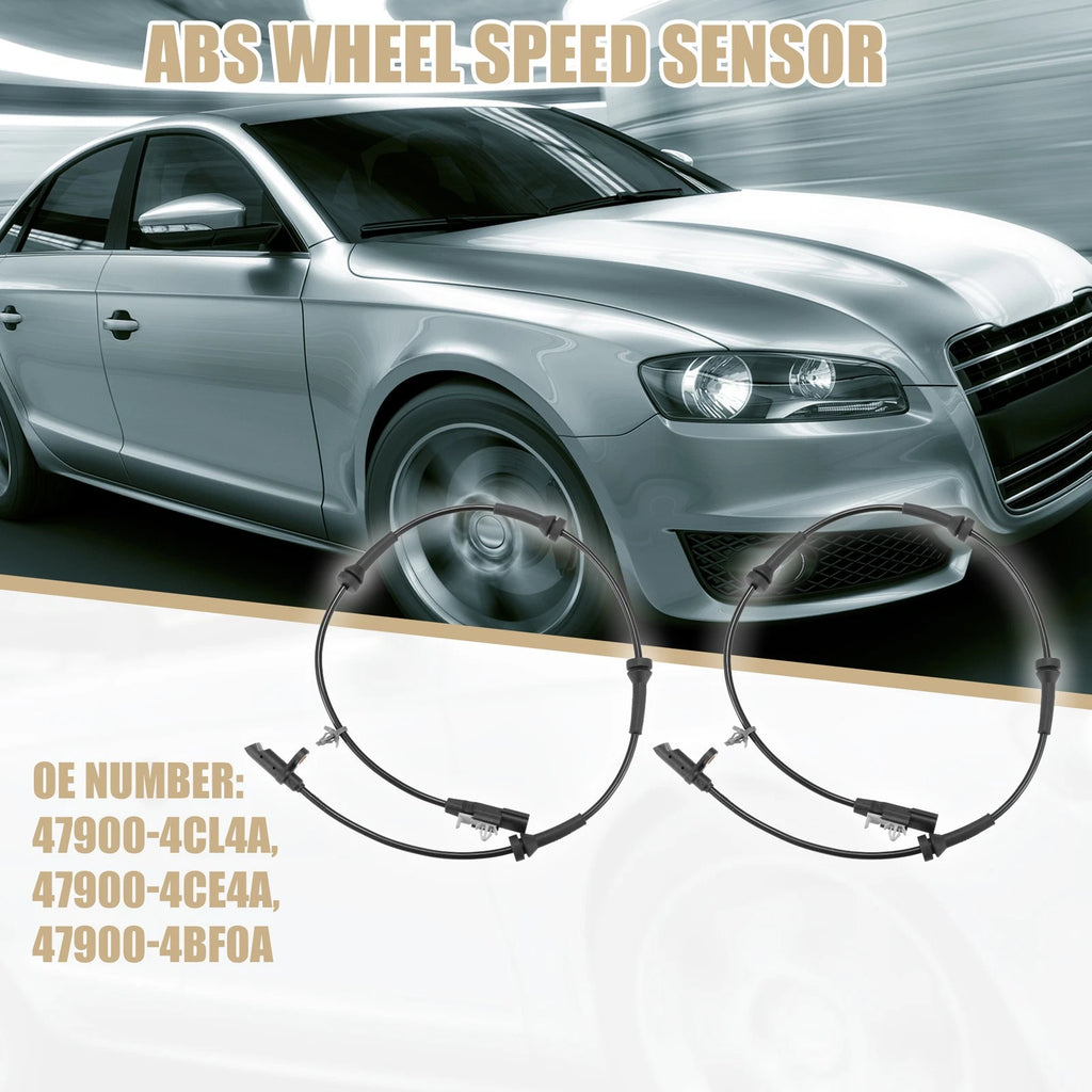 2pcs ABS Wheel Speed Sensor for Nissan Rogue (2015–2017) 47900-4CL4A