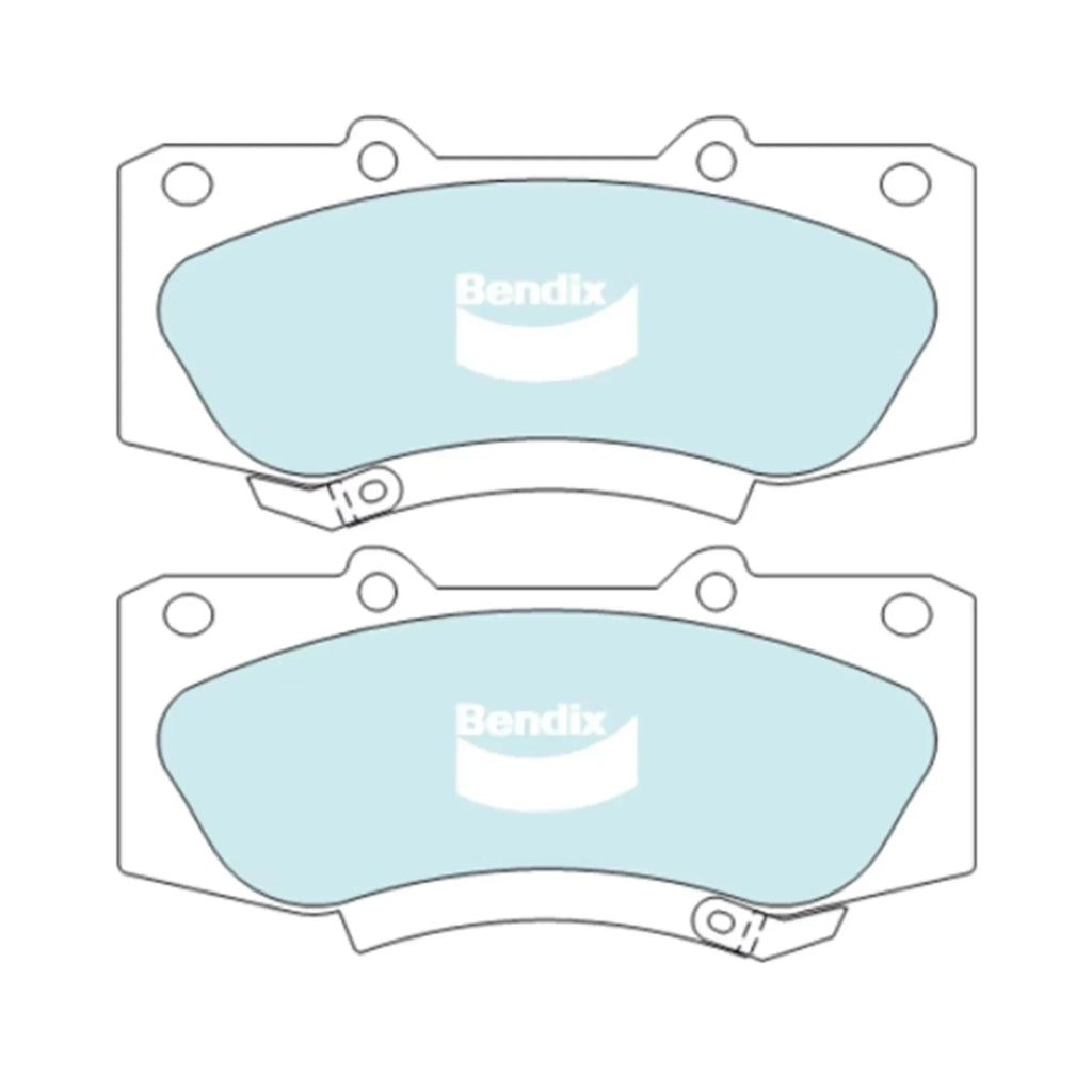 4WD Front Disc Brake Pad Set for Toyota Hilux (2012–2015)