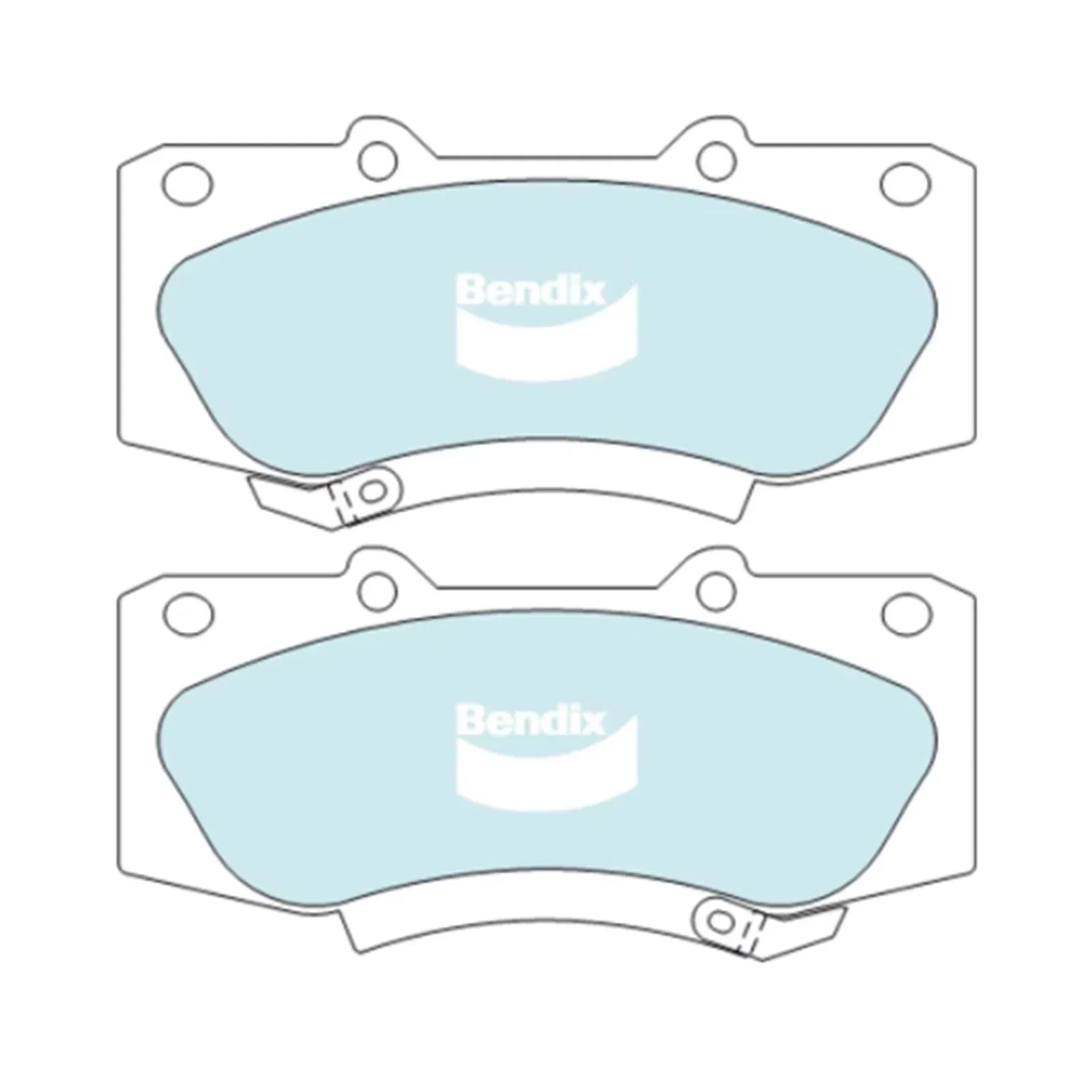 4WD Front Disc Brake Pad Set for Toyota Hilux (2012–2015)