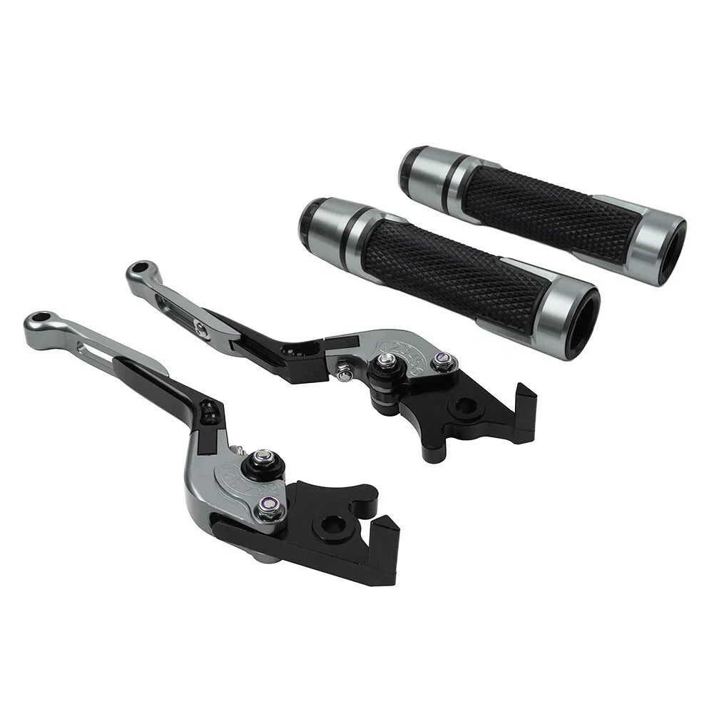 Titan Extendable Brake Clutch Levers Grips Set for BMW F650GS (2002-2007)