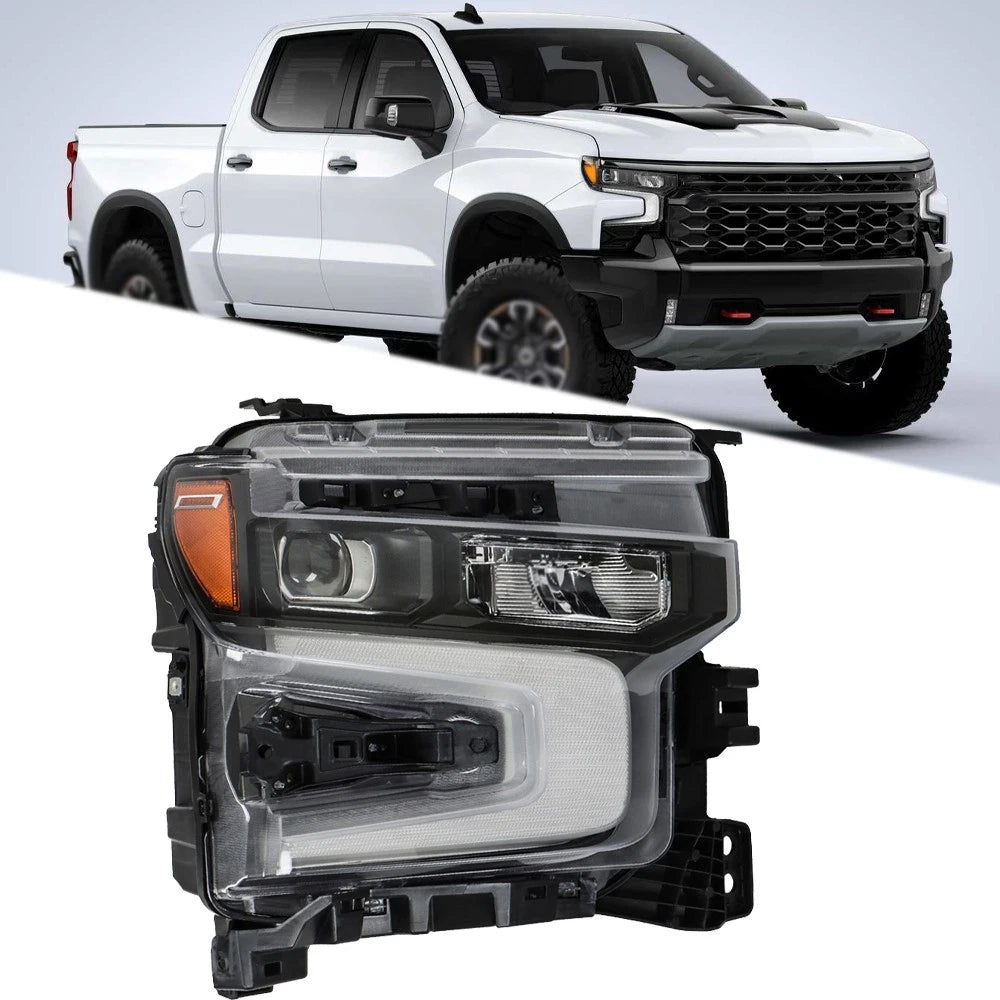 Headlight Assembly Right Side LED for Chevy Silverado 1500 ZR2 (2022–2024)