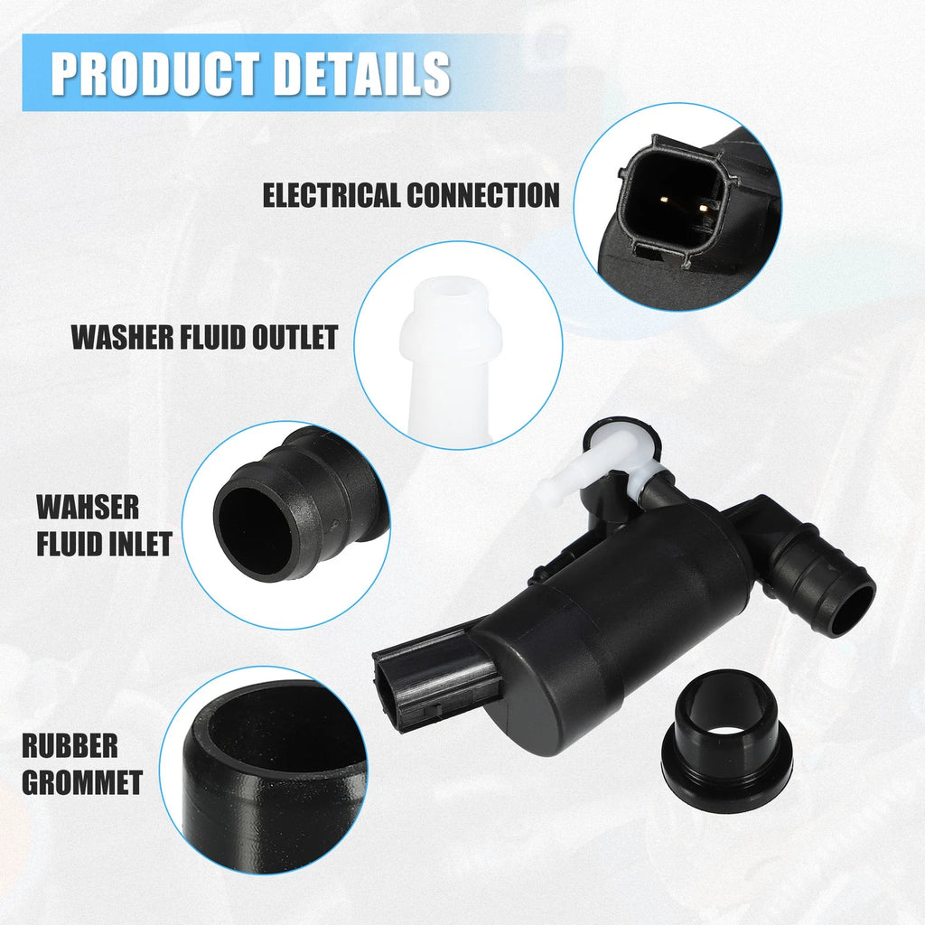 Windshield Washer Motor Pump for Ford Focus (1791581) (2012–2018)