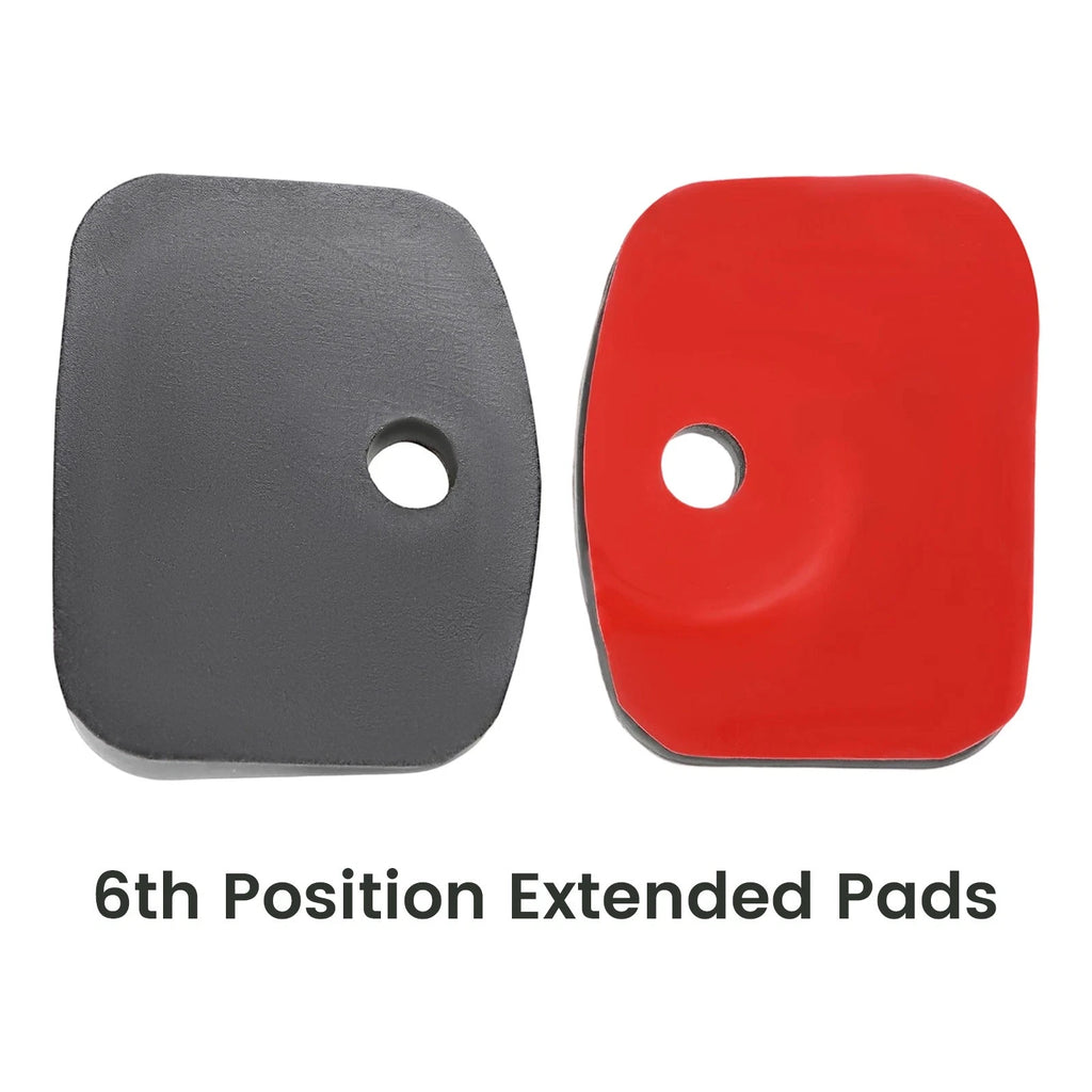 Pair Black Roof Rail Pads for Ford Transit