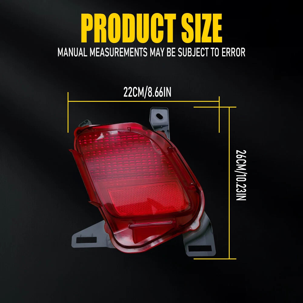 Rear Bumper Reflector Lamp for Toyota Highlander (2014–2019)