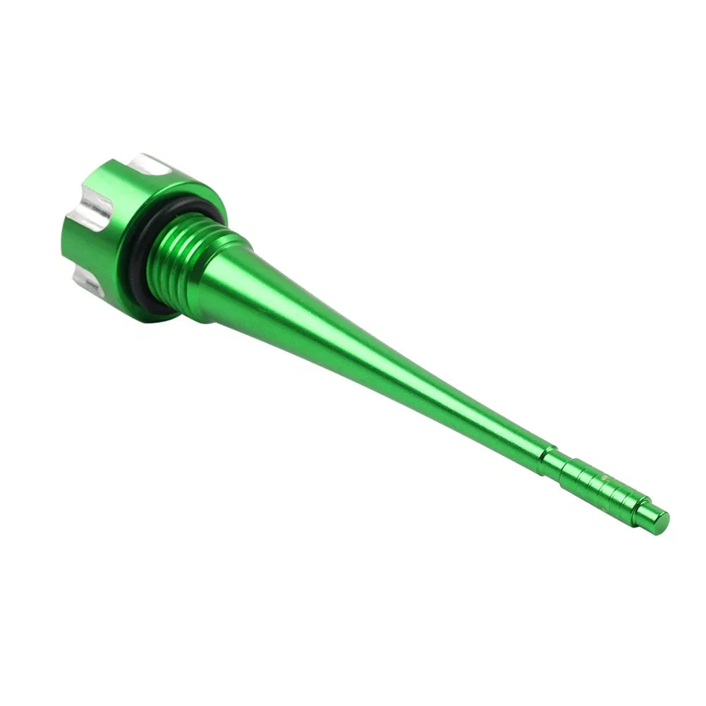 CNC Oil Dipstick Green for Lifan YX 125cc 140cc Engine Pit Dirt Bike