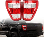 2X Tail Light Brake for Ford F150 XLT (2021–2023) Halogen Upgrade Raptor Style