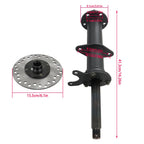 Rear Axle Kit with 3 Stud Hub for Go Kart Golf Cart ATV (Fits 5" Wheels)