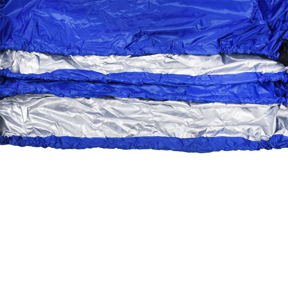 Boat Cover for V-Hull 17ft-19ft (Waterproof, Trailerable, Dark Blue)