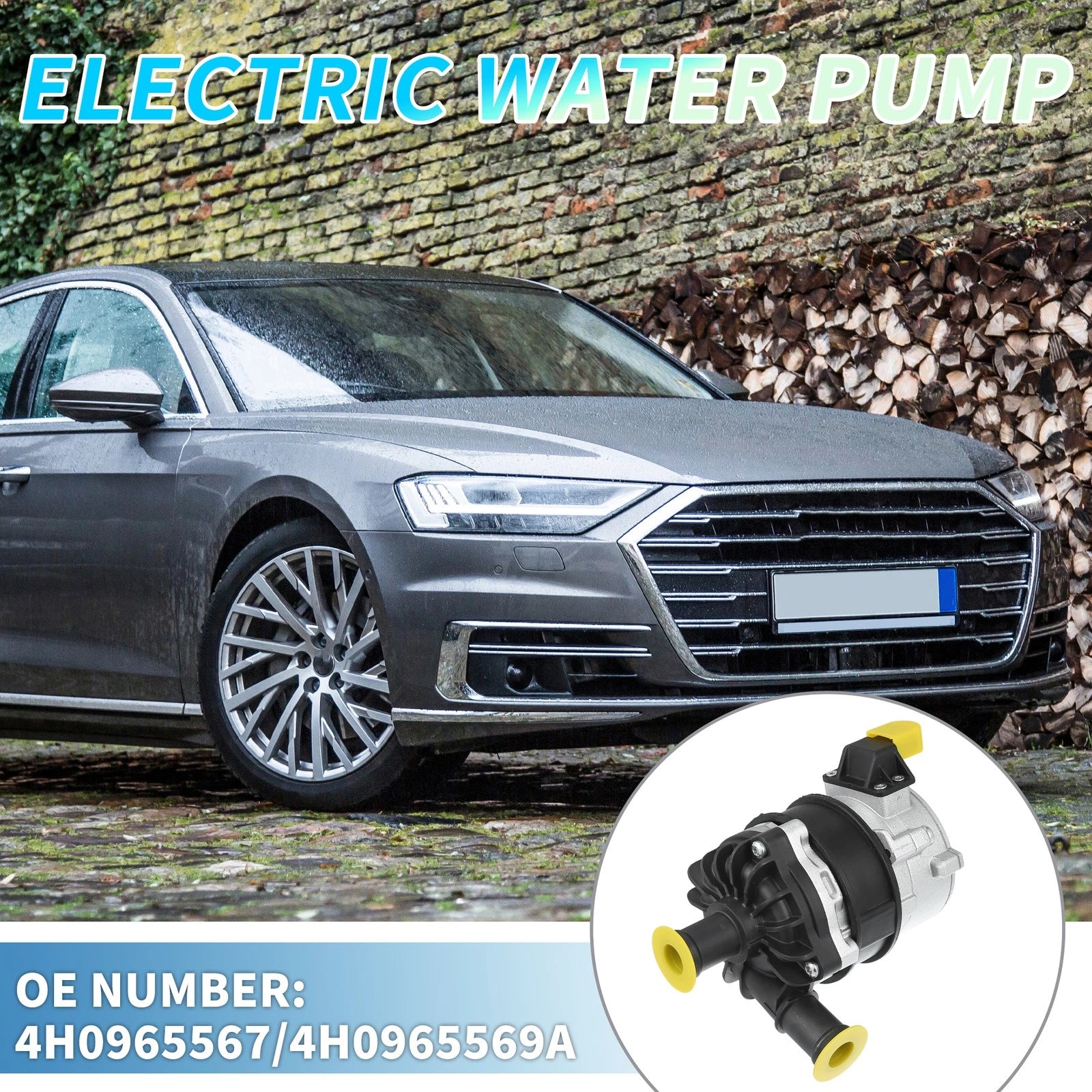 Electric Water Pump for Audi A6 (2016) & Q7 (2016–2019) No. 4H0965567/4H0965569A