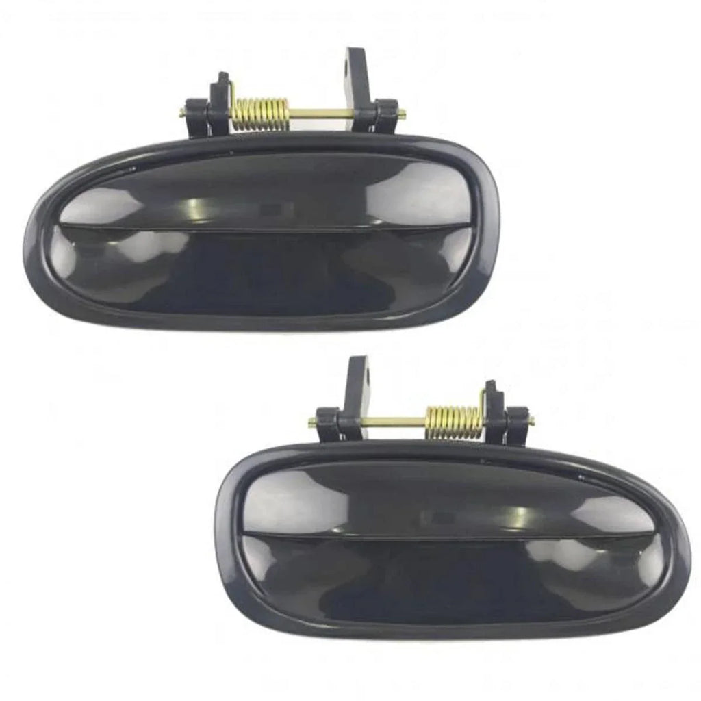 Door Handle Rear L+R Black Glossy Fits Honda Civic EK EM 4D Sedan 1996-00 D06