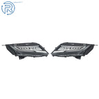 Set of 2 Chrome LED Headlights for Honda Odyssey (2018–2020)