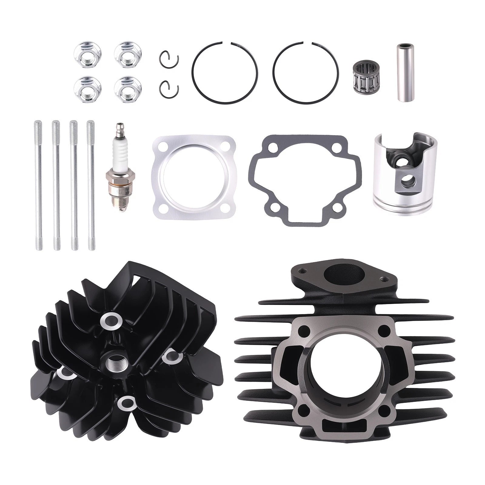 Top End Assembly Kit for Yamaha PW50 60cc (1981–2009) - Piston, Gasket