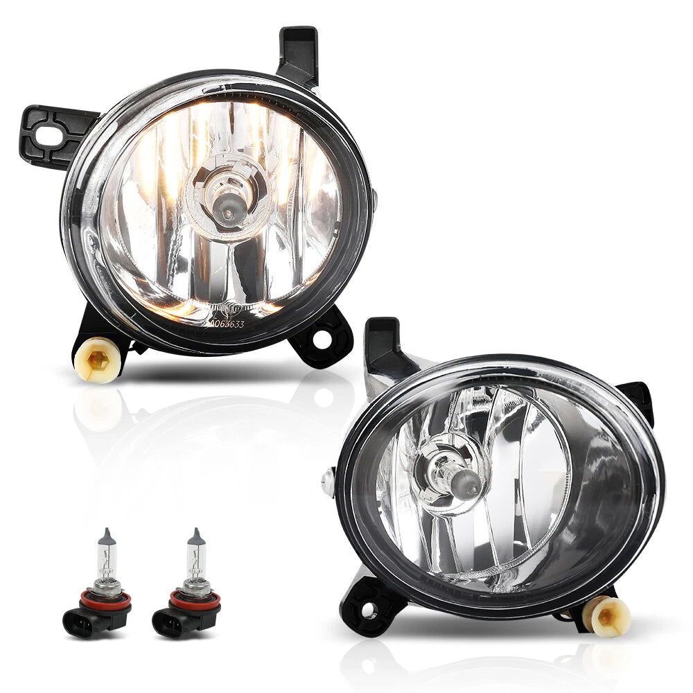 Set of 2 Front Bumper Fog Lights for Audi A4 S4 B8 (2009–2012)