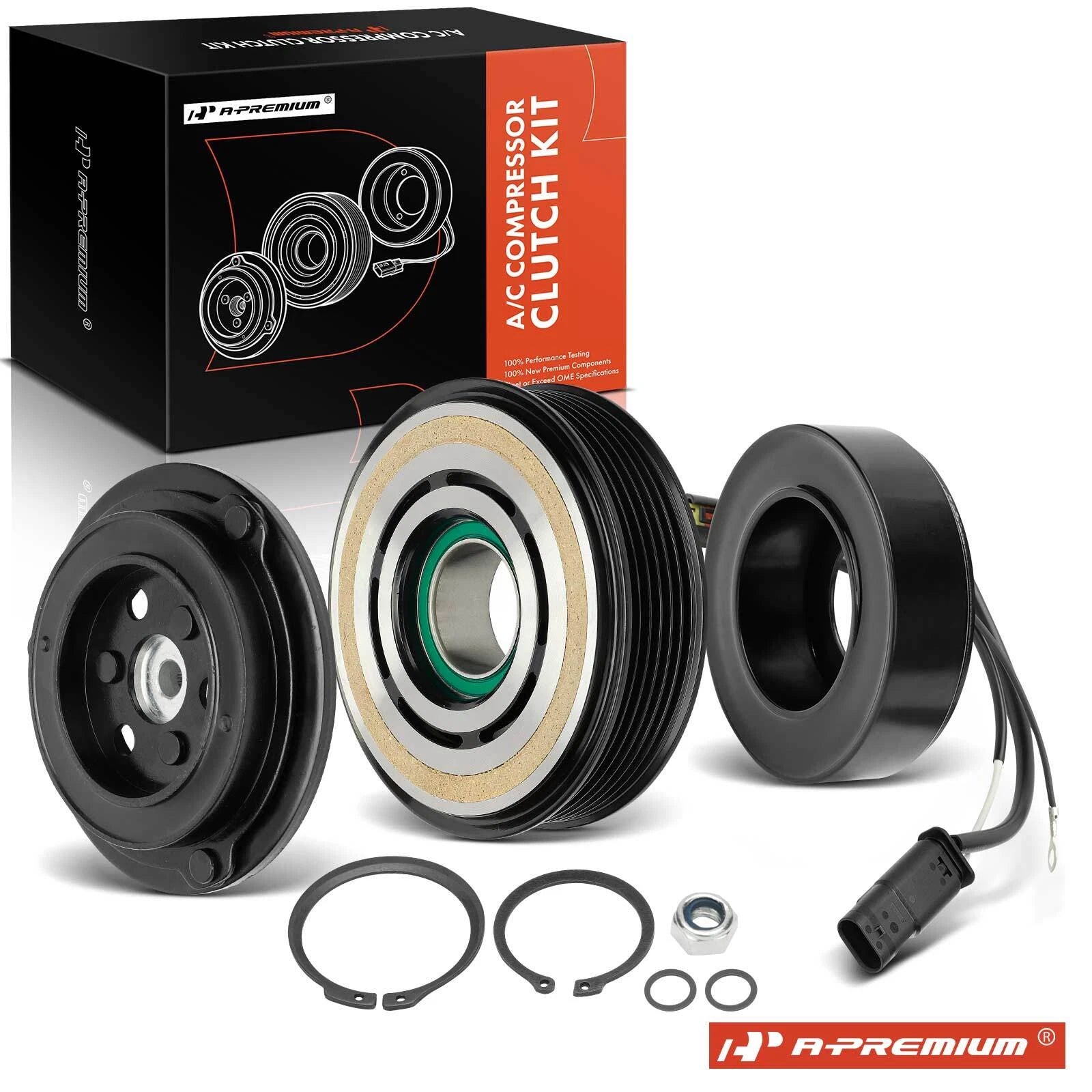 A/C Compressor Clutch Kit for BMW 530i G30 540d xDrive X5 (2017–2020)