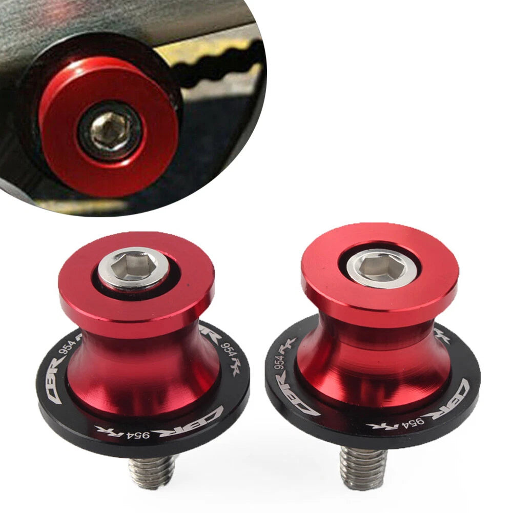 Swingarm Spools Slider Stand Screws M8 for Honda CBR954RR (2002–2003)