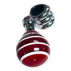 Steering Wheel Spinner Suicide Knob Red White Striped for Universal