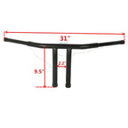 T-Bar Handlebar for Harley Sportster Dyna LowRider (Fits 6" 9.5" 12" Rise)
