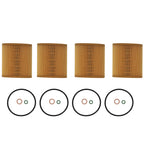 4-Pack Oil Filter for Mercedes-Benz E320 E430 E55 AMG (1999) PF461G 57327