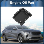 1 Pcs Engine Oil Pan No.12676340 for Buick Envision (2017–2020) Iron Black