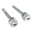 Chrome Metal Clear Jewel Crystal Long Dash Screws for Freightliner (2005–2015)