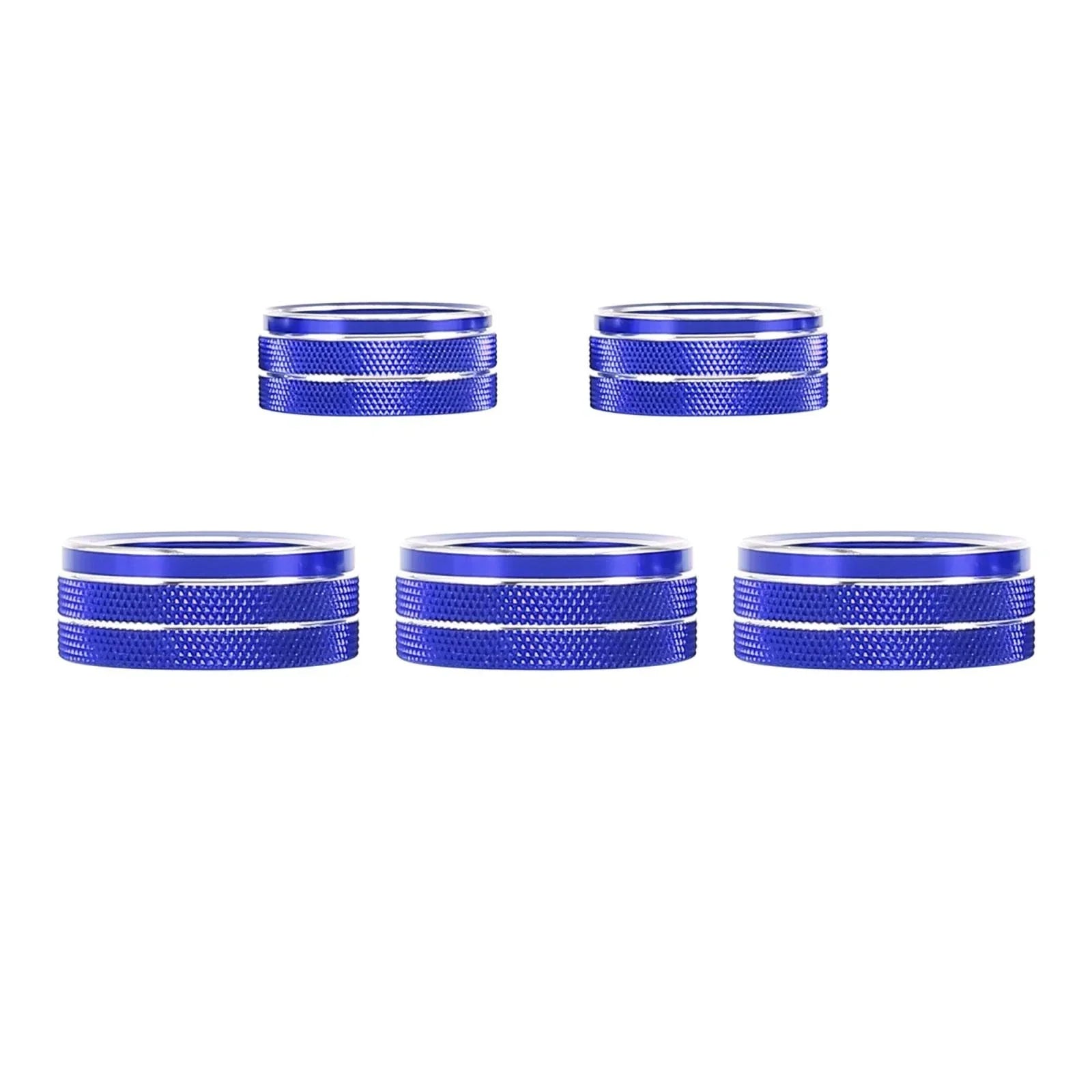 5 x Car Air Conditioner Volume Switch Knob Cover Rings for Honda (2016-2023)
