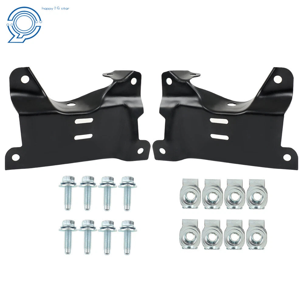 Pair Front Bumper Outer Brackets for Chevrolet Silverado 2500HD 3500HD (2007-2010)